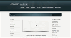Desktop Screenshot of amagerbroapotek.dk