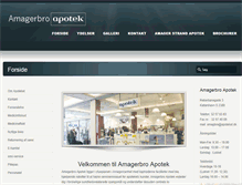 Tablet Screenshot of amagerbroapotek.dk